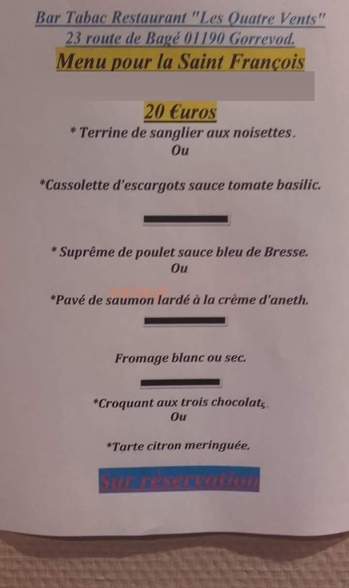 Les quatre vents — carte page 2