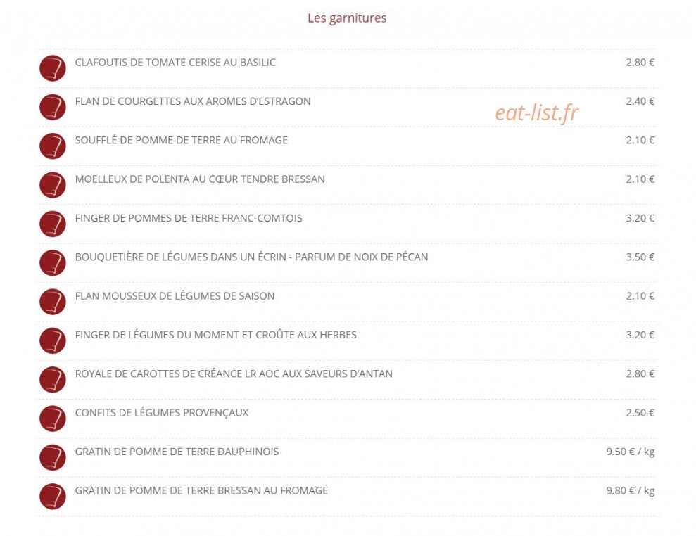 Sel & Sucre — carte page 4