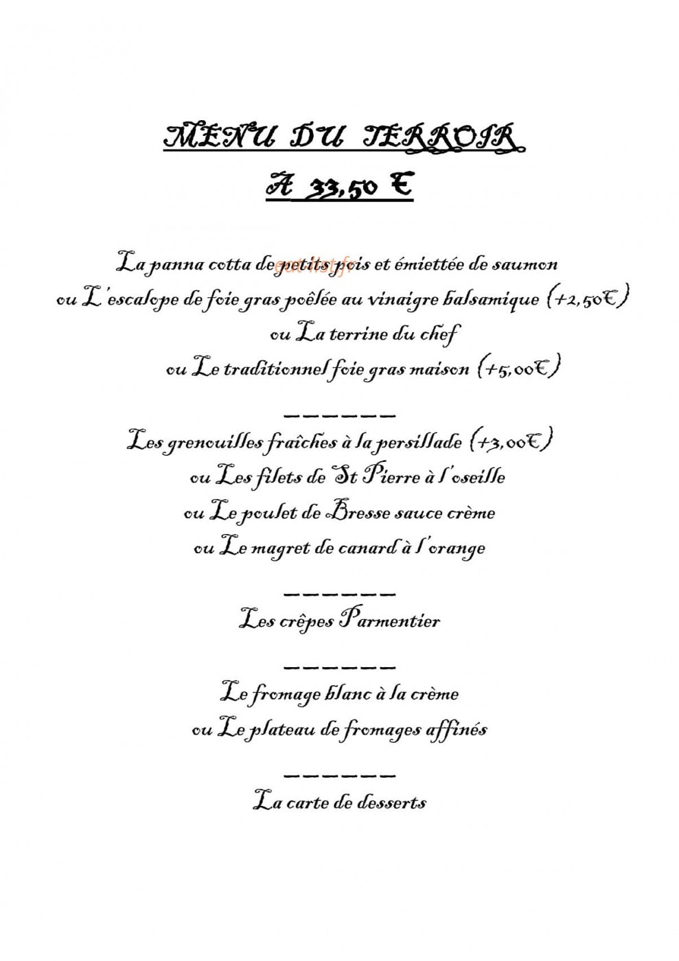 Le Saint Benigne — carte page 2