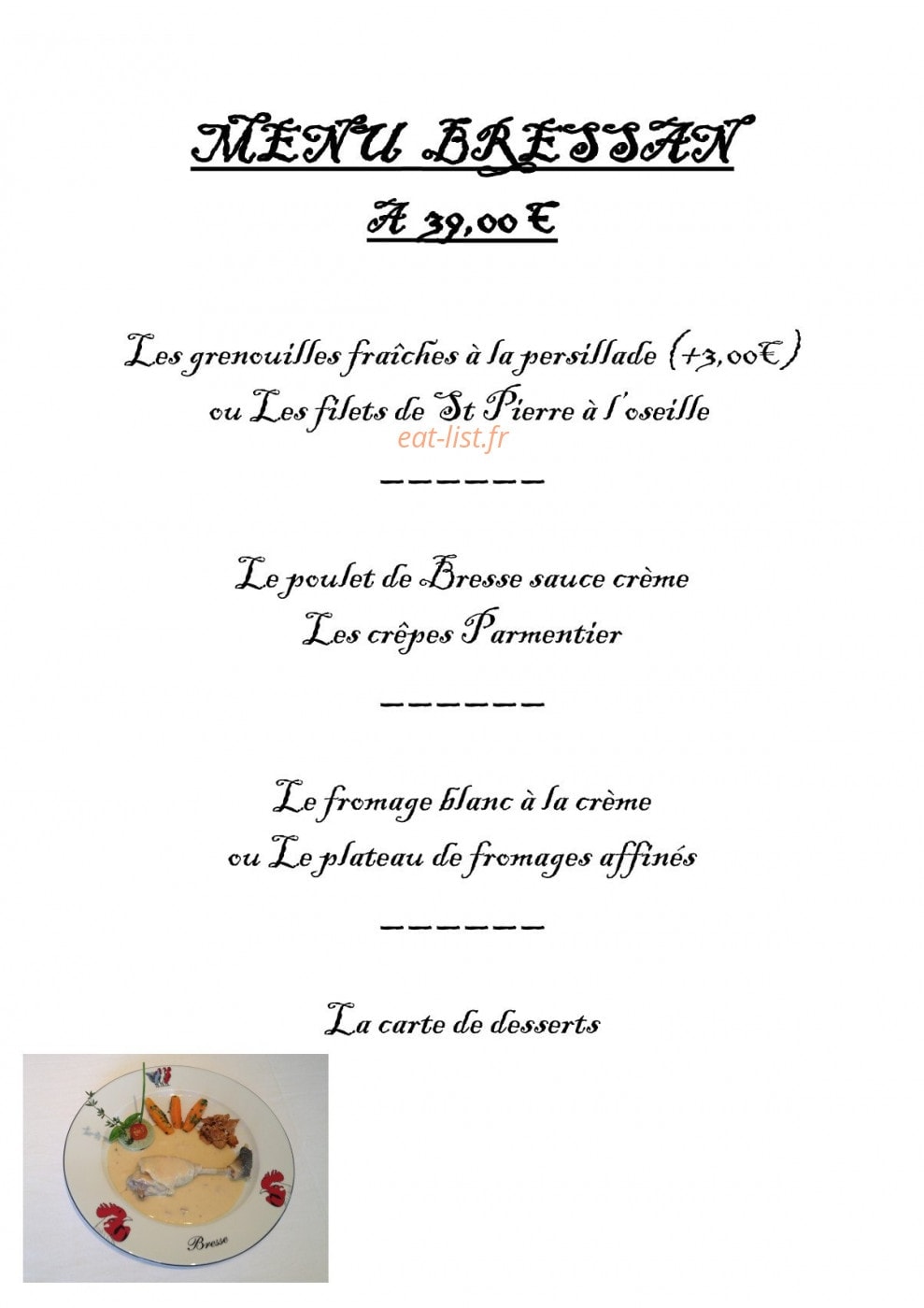 Le Saint Benigne — carte page 3