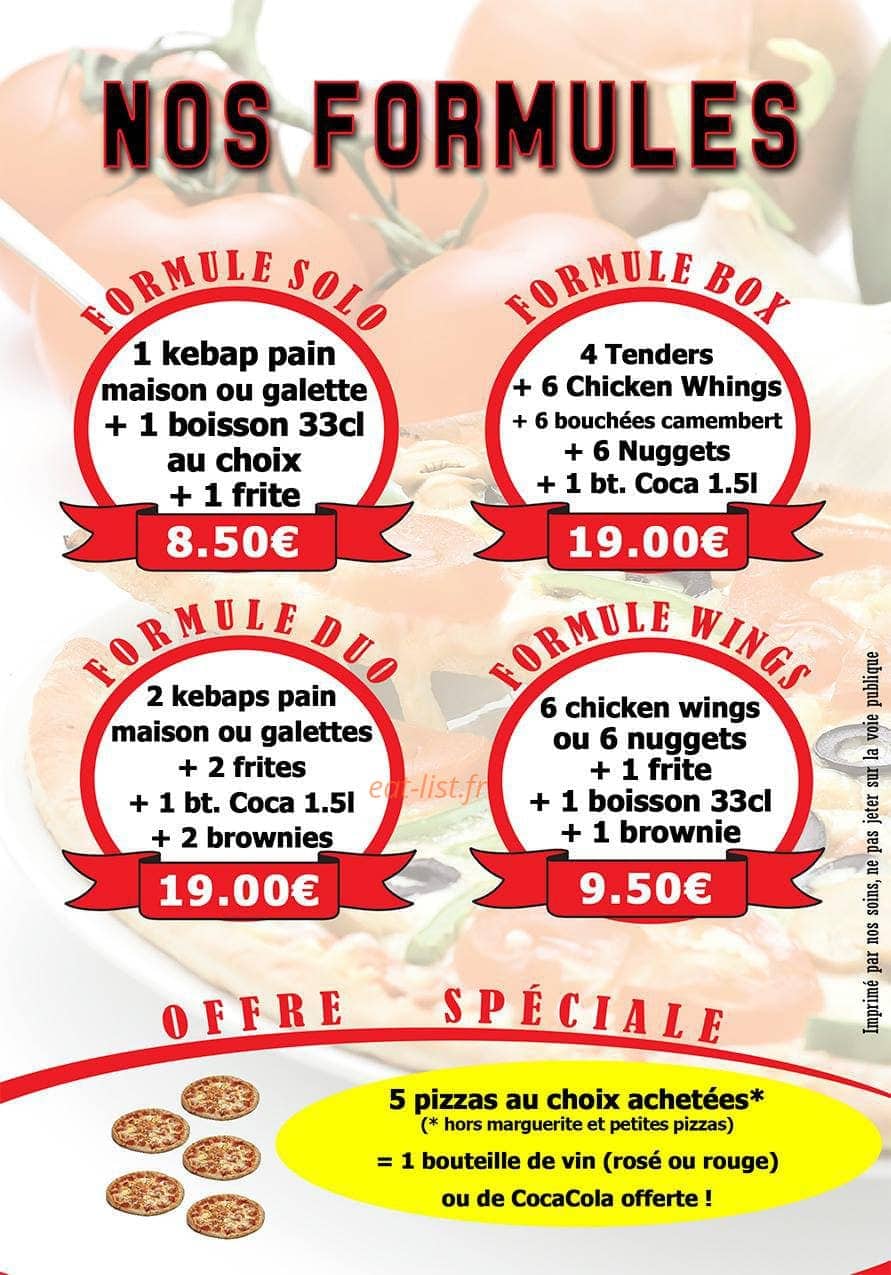 La Taverne d'Ali baba — carte page 4