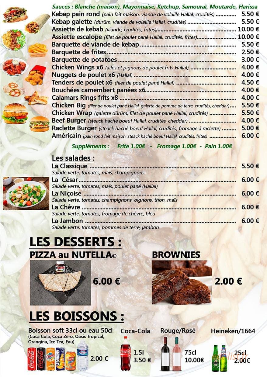 La Taverne d'Ali baba — carte page 3