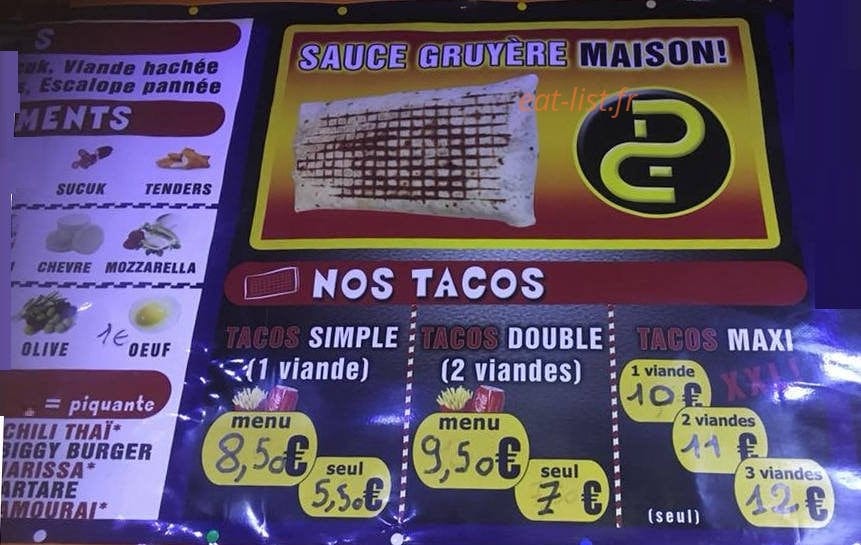 Le City Snack — carte page 3