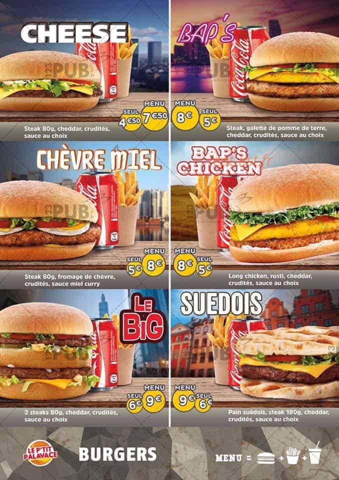 Le P'tit Palavace — carte page 4