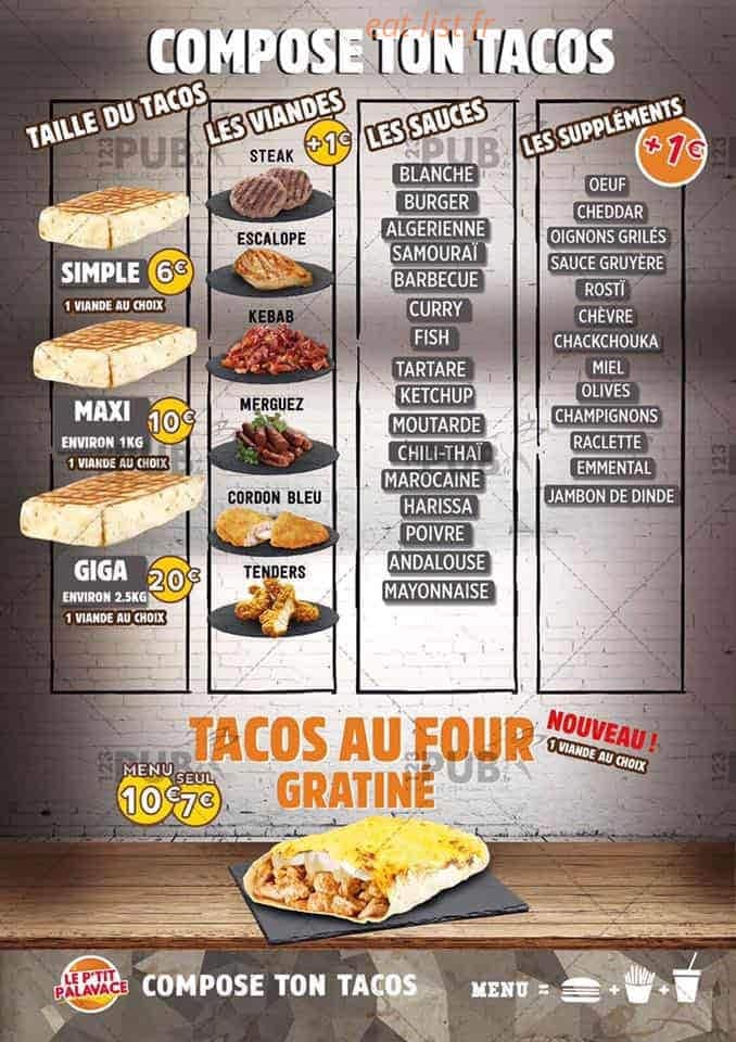 Le P'tit Palavace — carte page 3