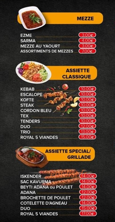 Myresto — carte page 3