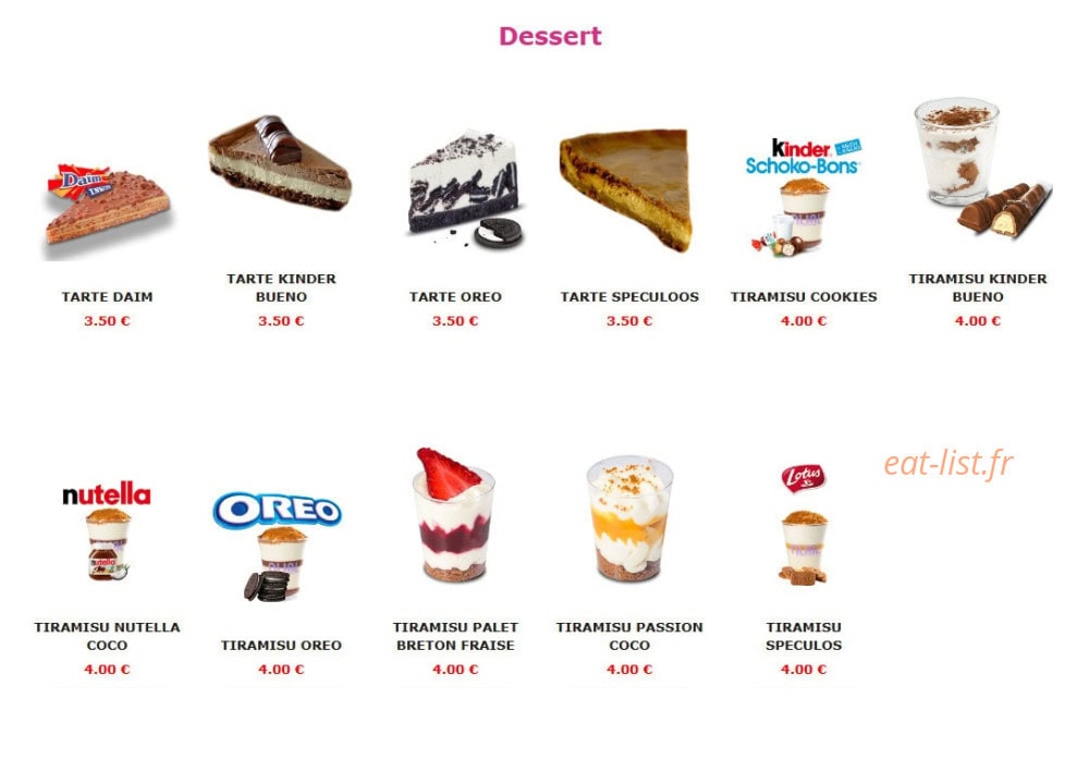 Burger Nine — carte page 14