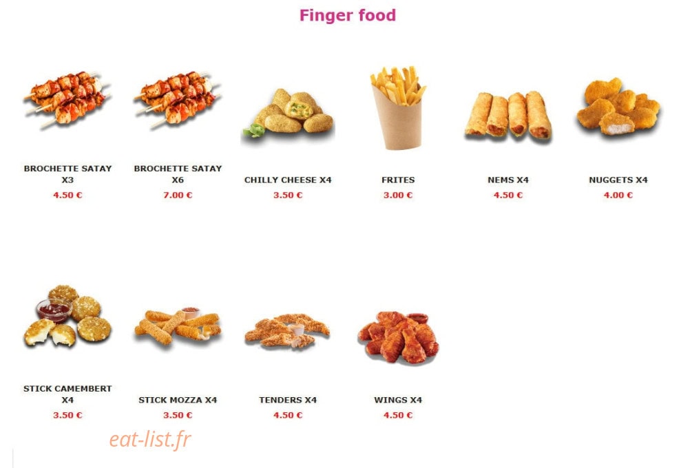 Burger Nine — carte page 13