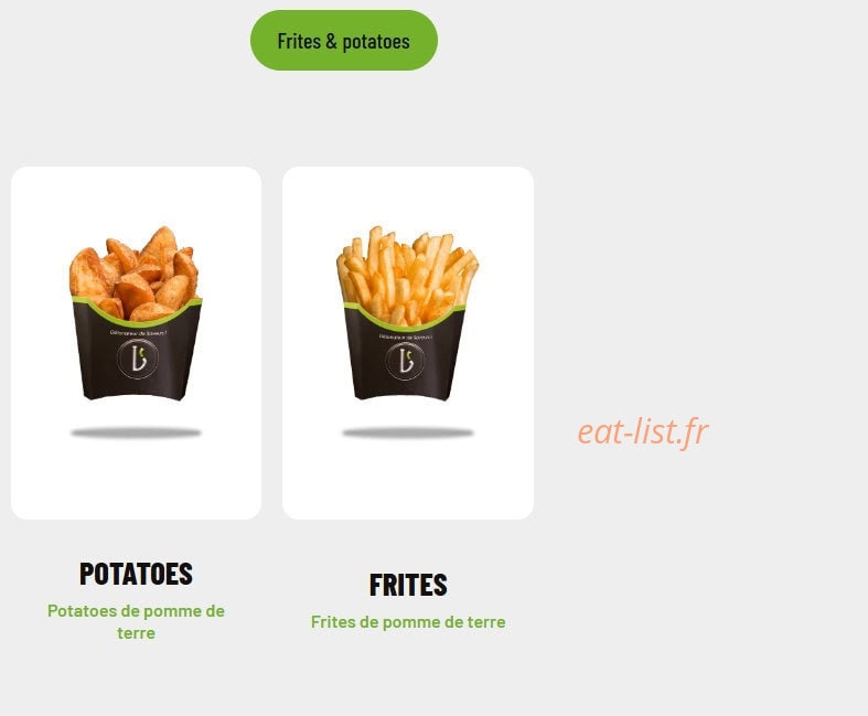 Burger's — carte page 5