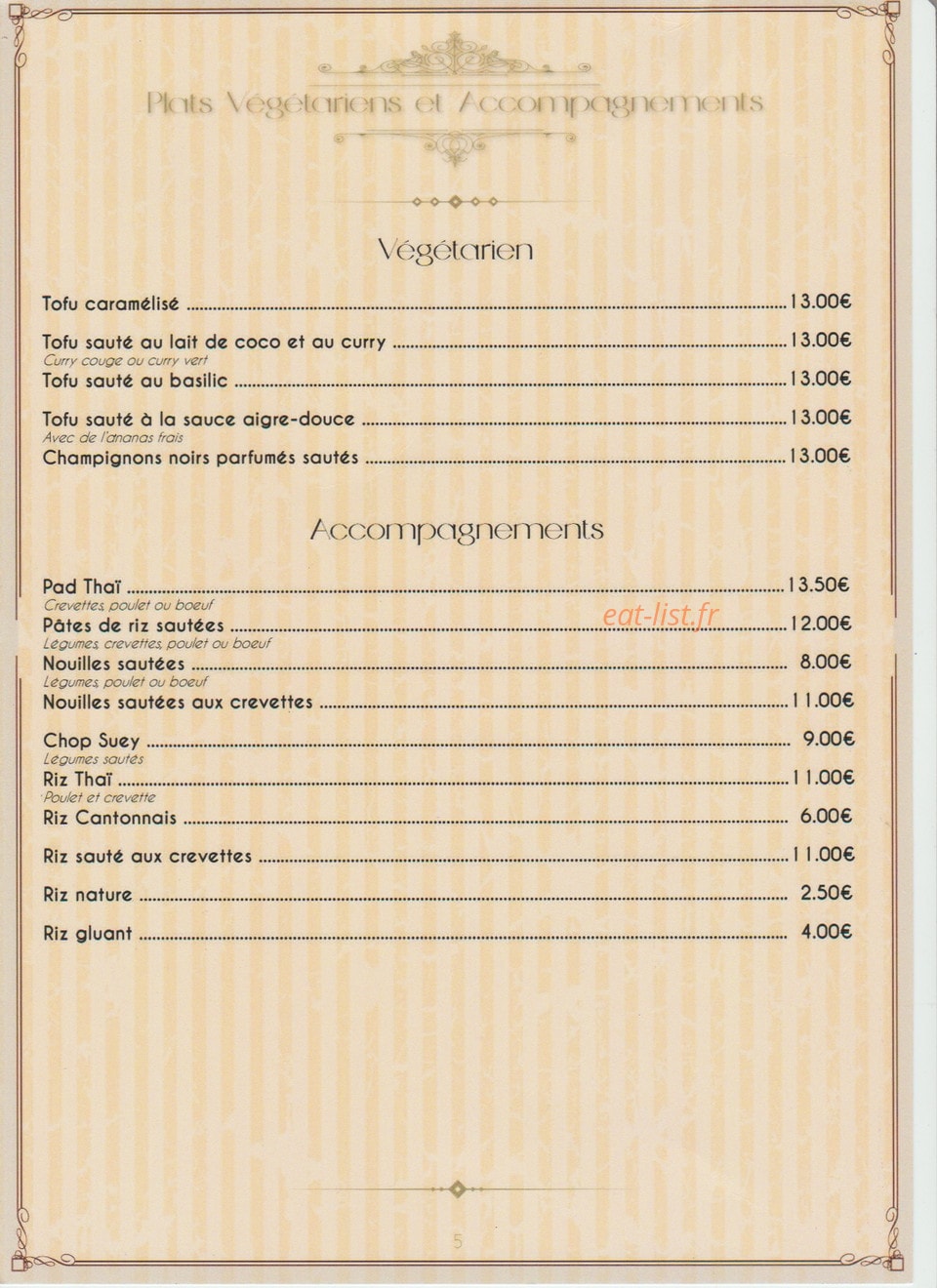 Chez Mamy — carte page 6