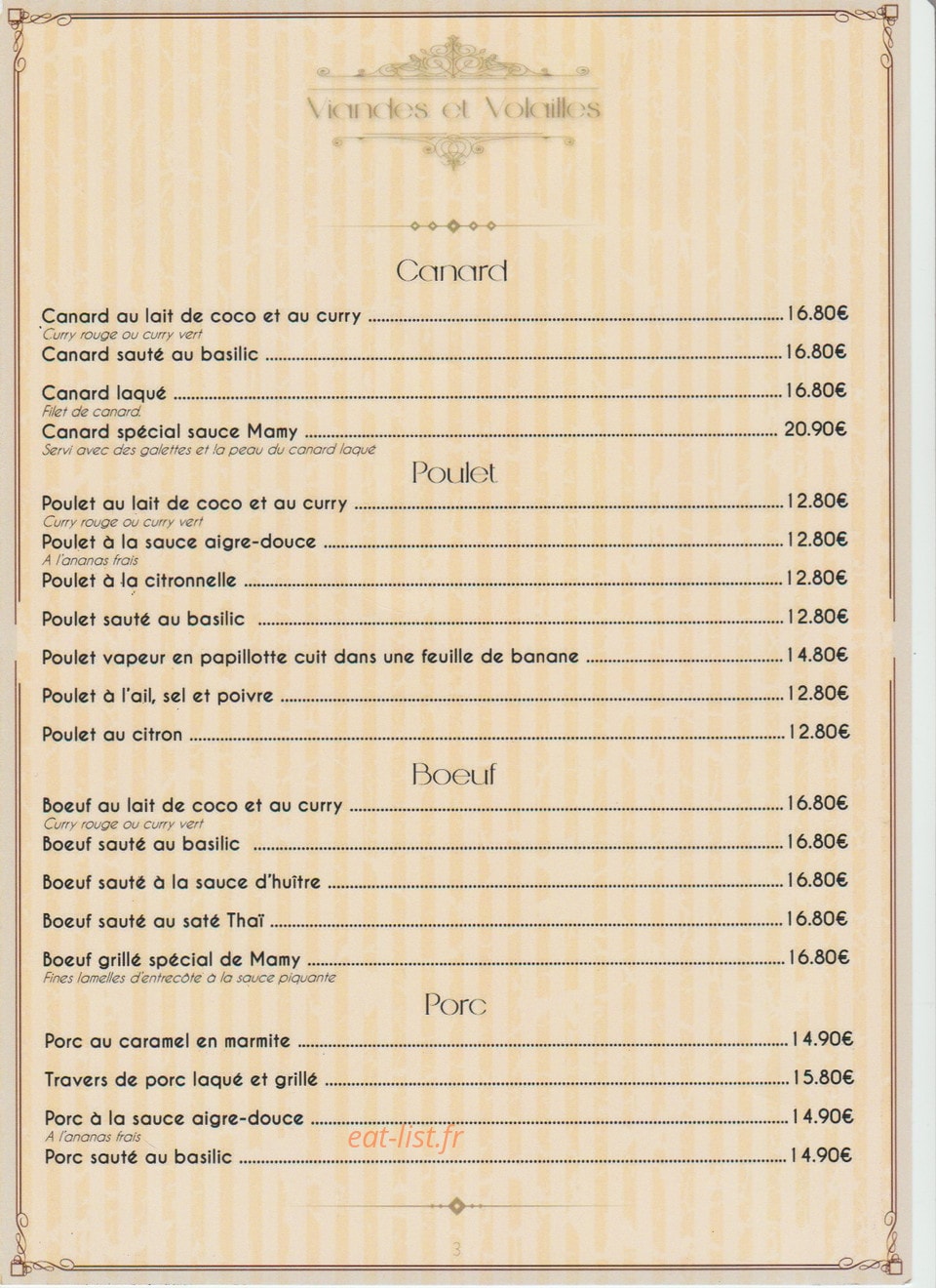 Chez Mamy — carte page 4