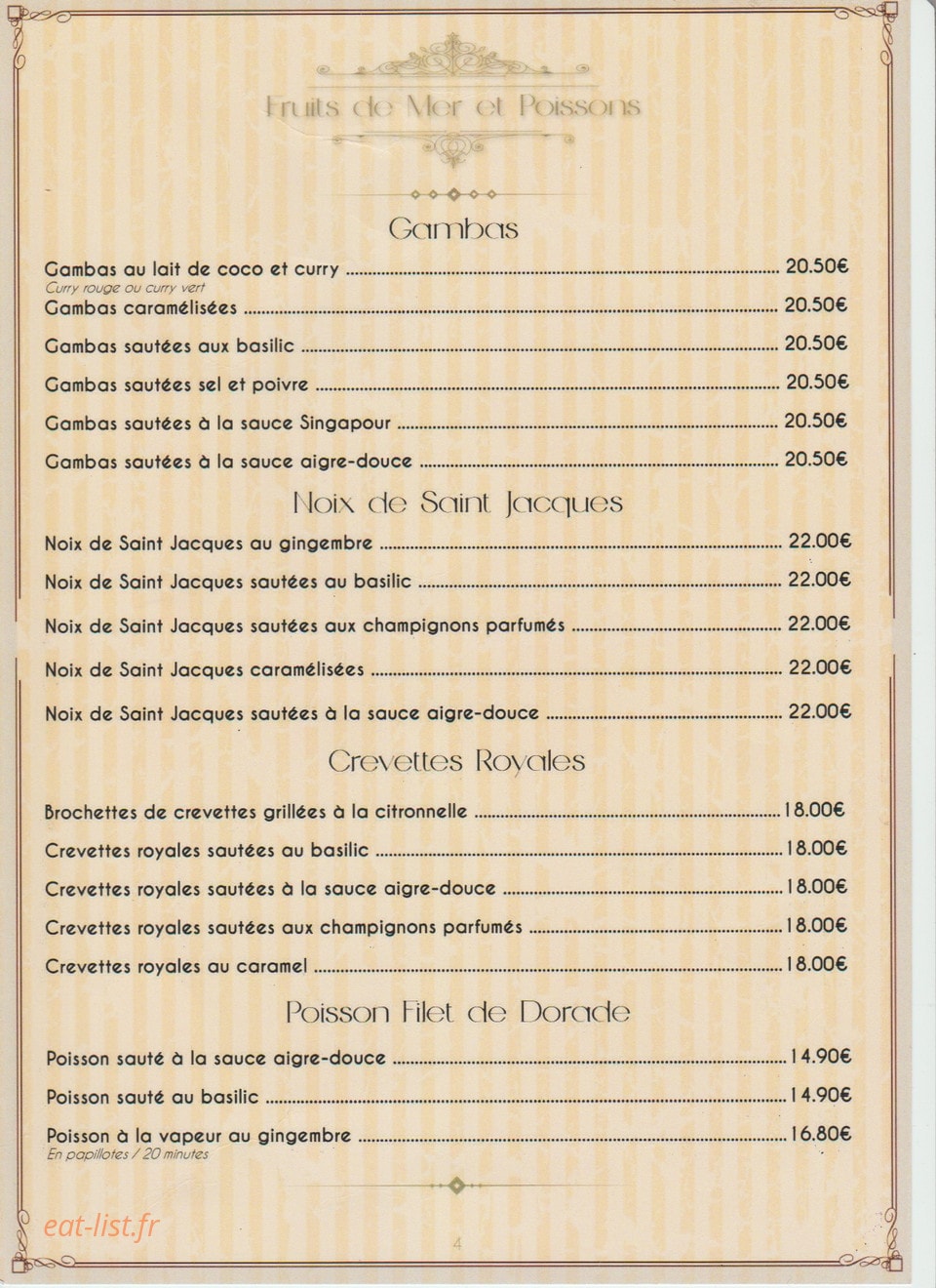 Chez Mamy — carte page 5