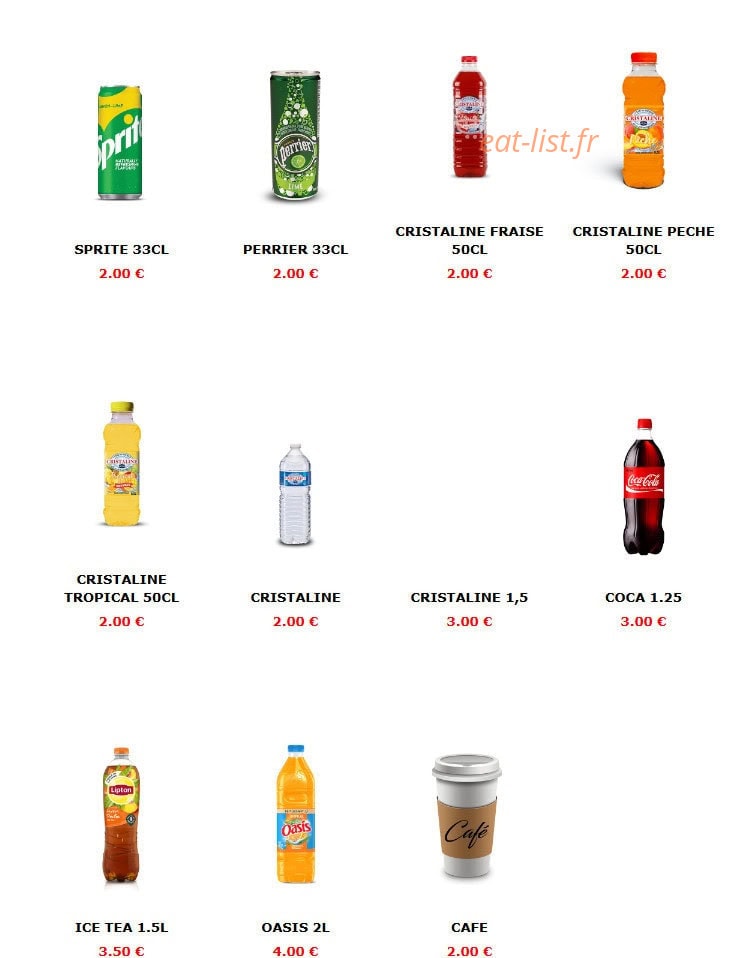 Food Addict — carte page 12