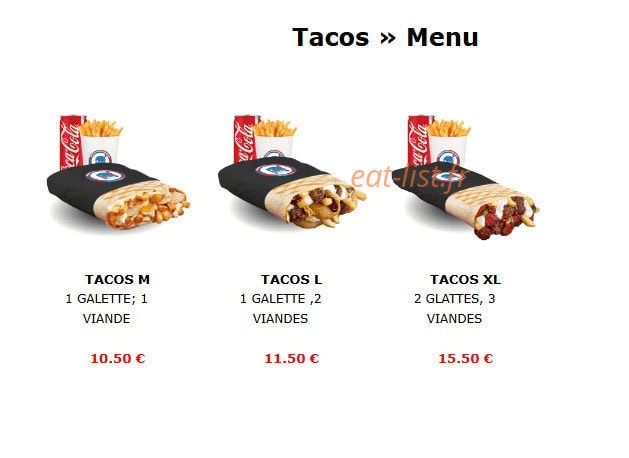 Food Addict — carte page 4