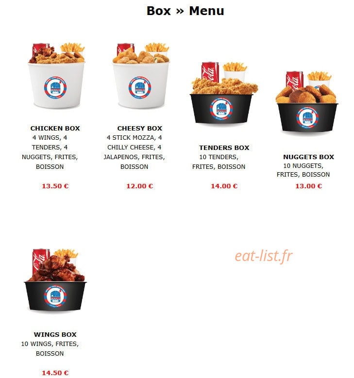Food Addict — carte page 15