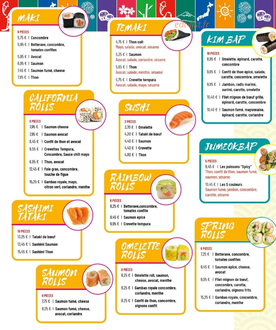 Kawasushi — carte page 2