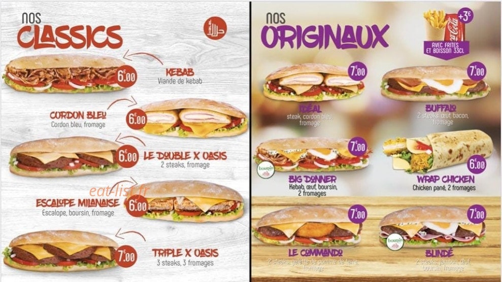 L'Oasis — carte page 4
