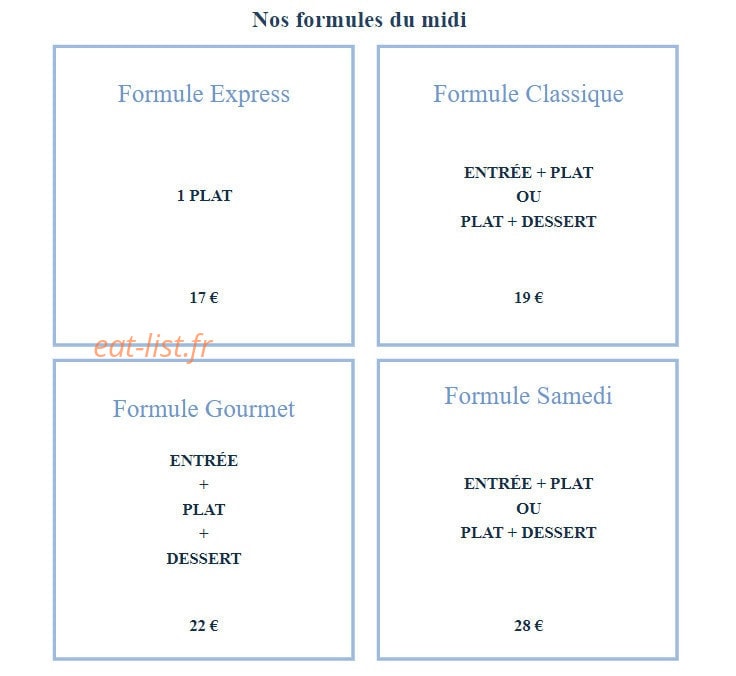 La Brasserie D’Henriette — carte page 3