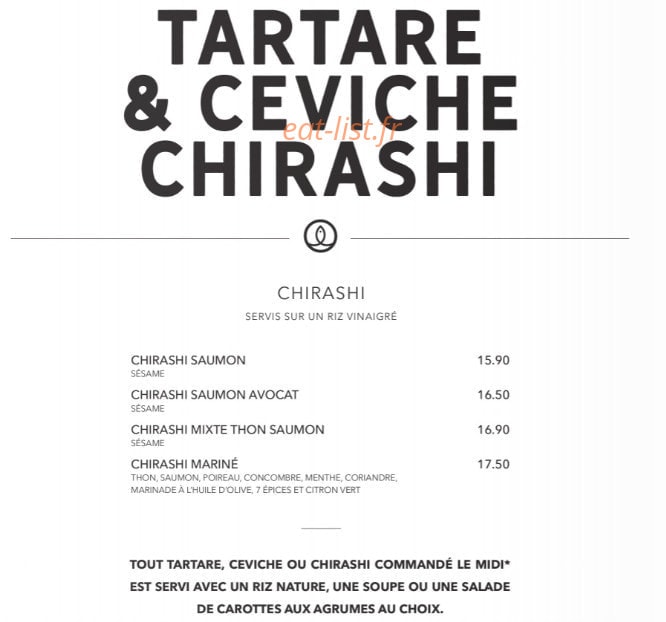 Sushi Shop — carte page 30