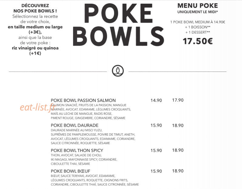 Sushi Shop — carte page 32
