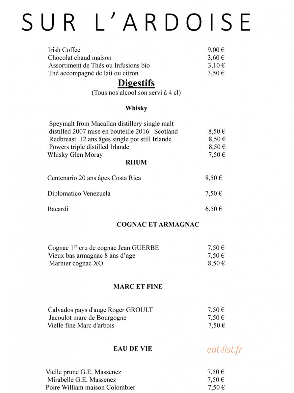 Sur L'Ardoise — carte page 10