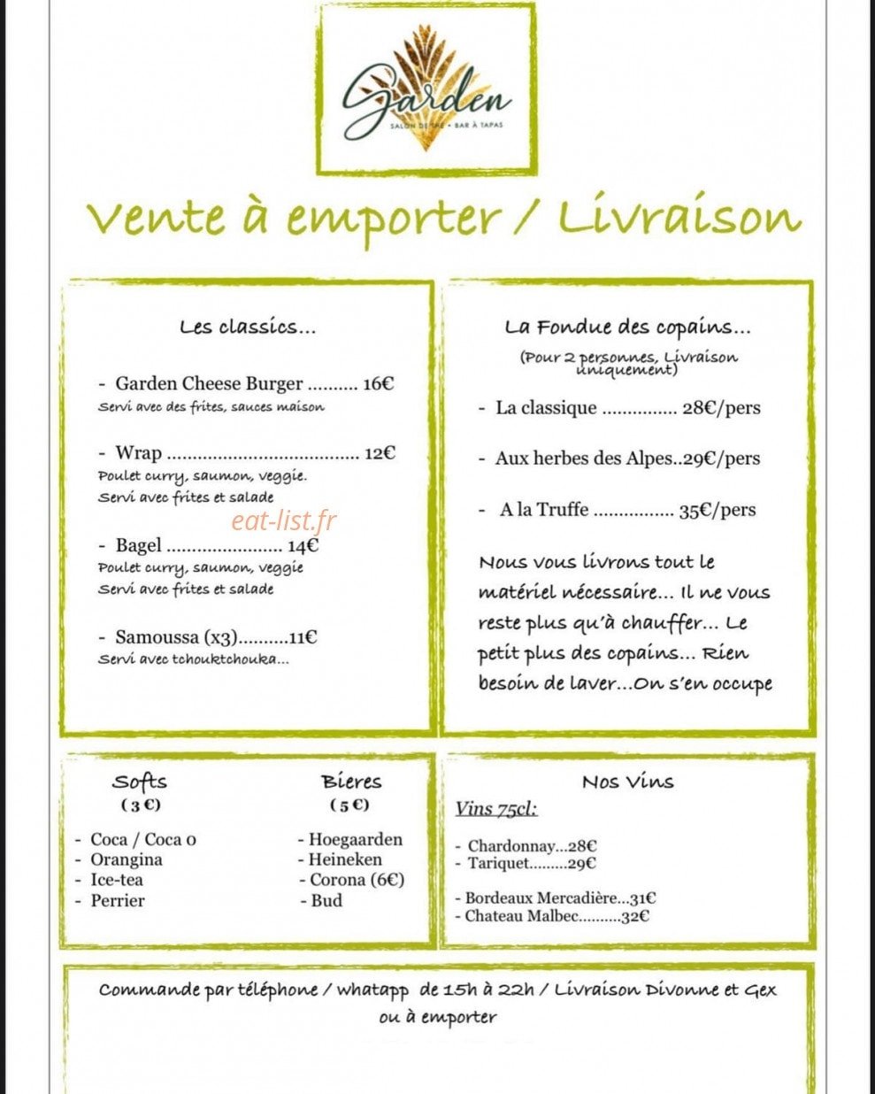 Garden — carte page 4