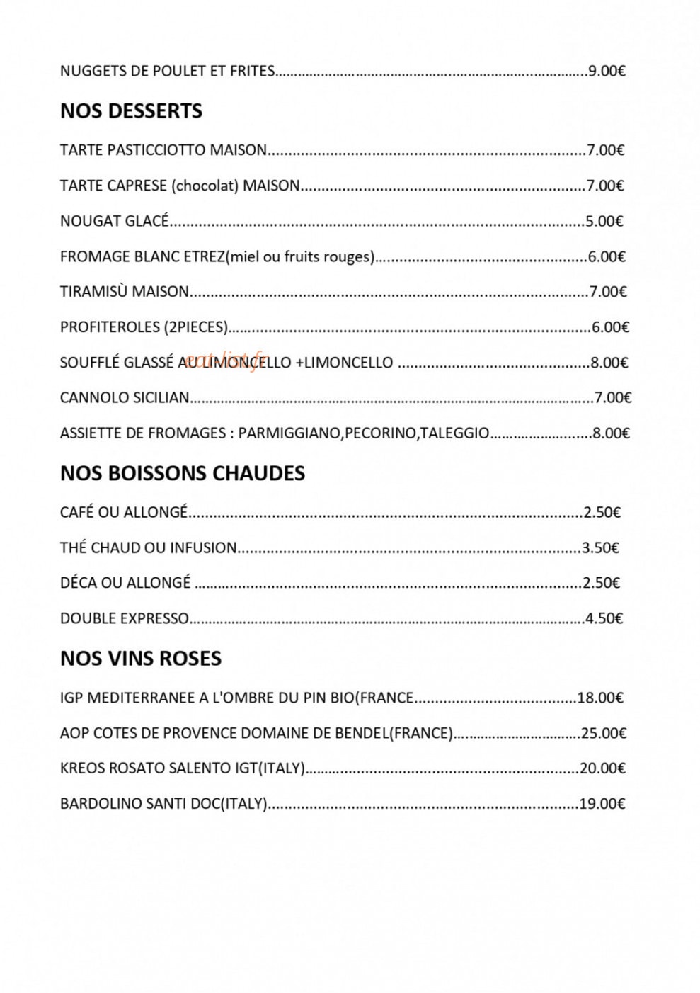 Il Gusto — carte page 4