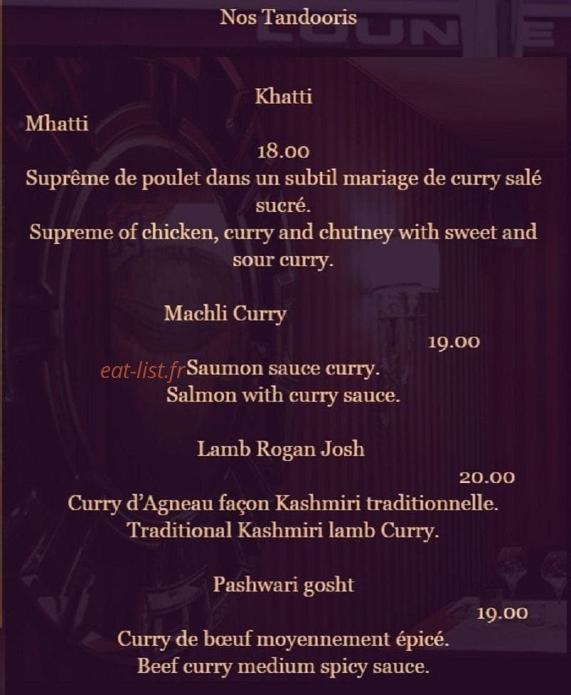 Karishma — carte page 10