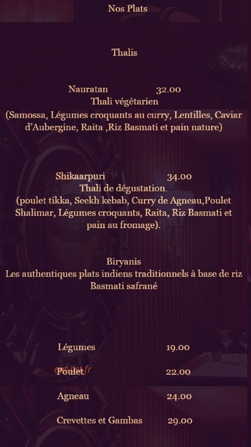 Karishma — carte page 5