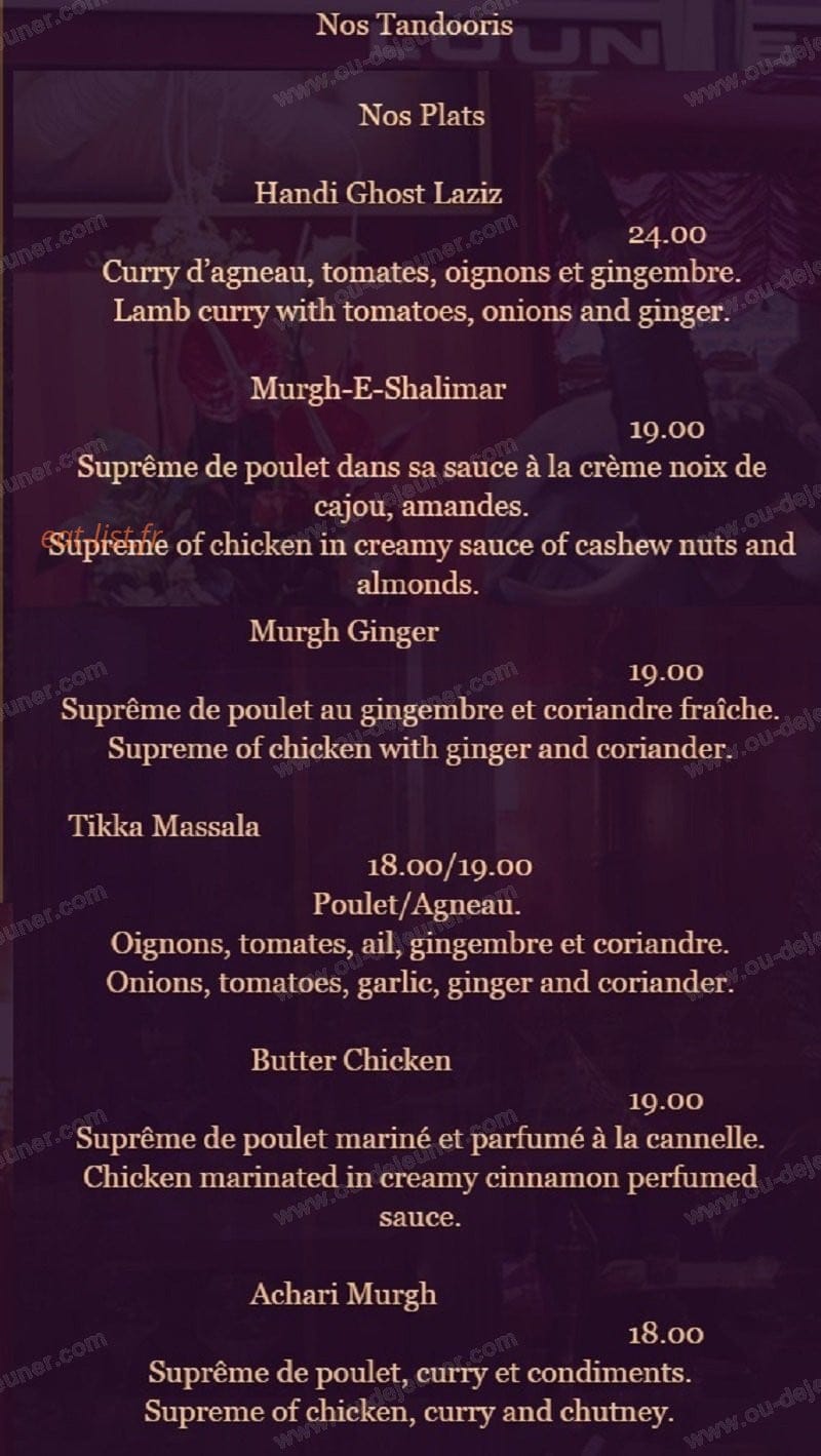 Karishma — carte page 8