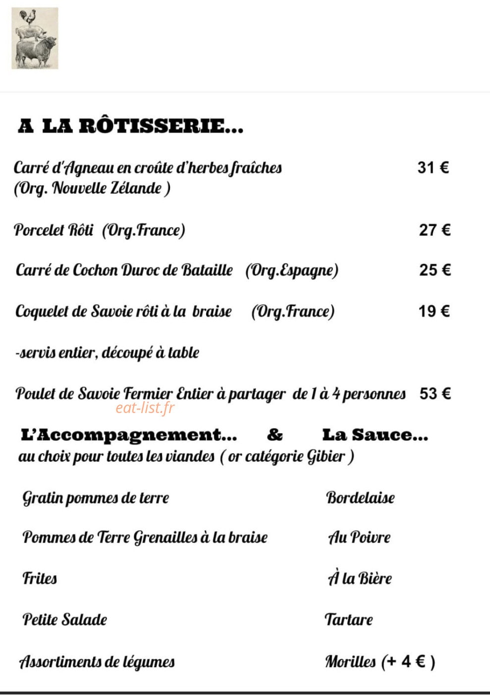 L'Accord Parfait — carte page 1