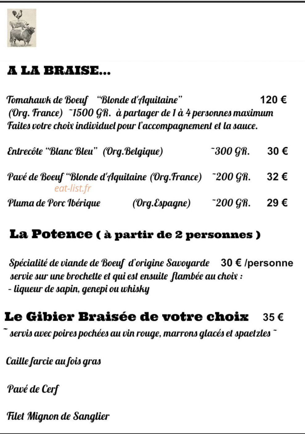L'Accord Parfait — carte page 5