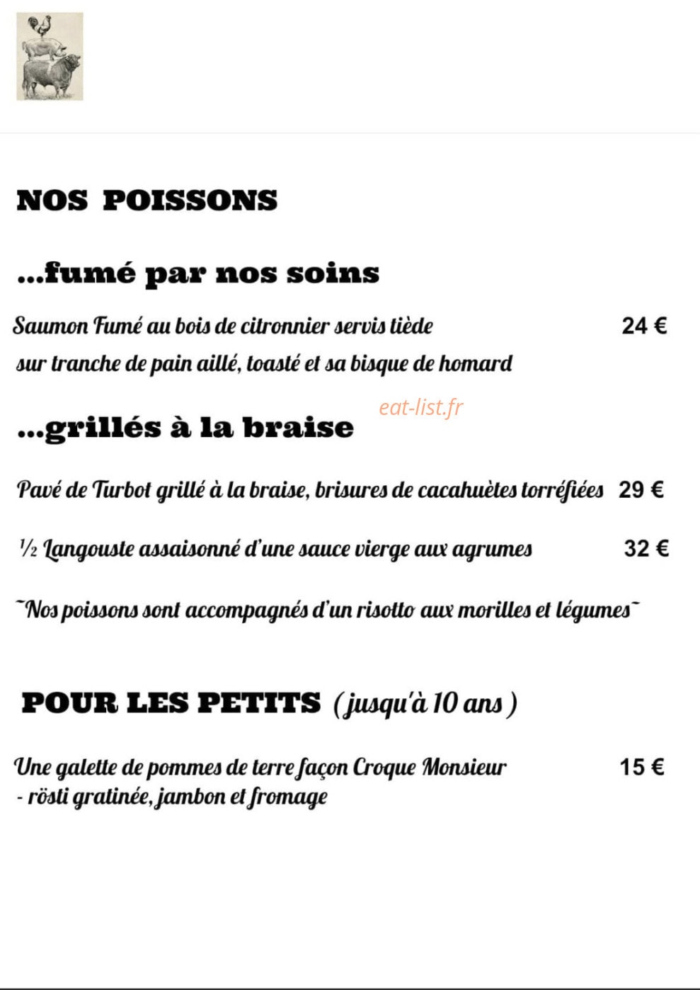 L'Accord Parfait — carte page 2