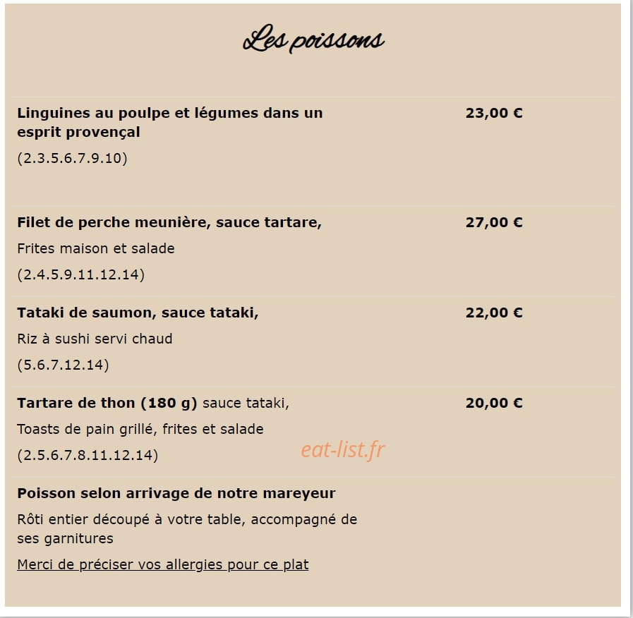 La Suite — carte page 6