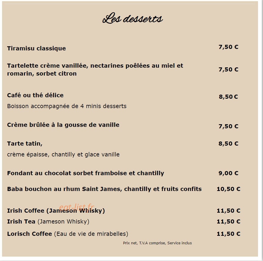 La Suite — carte page 8