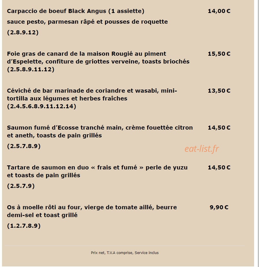 La Suite — carte page 3