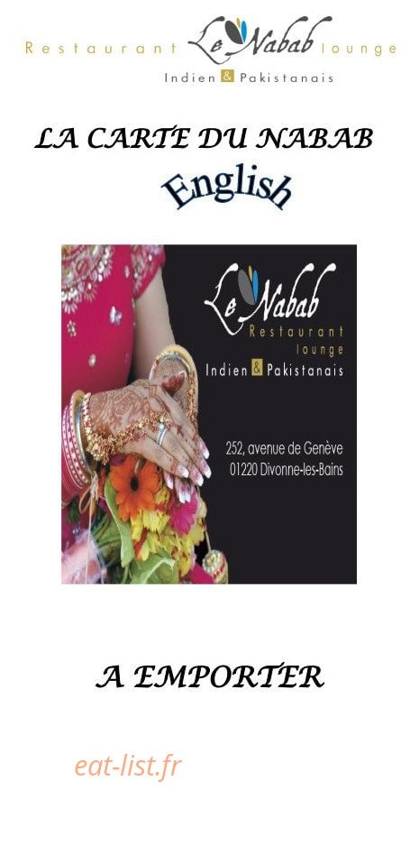 Le Nabab — carte page 1