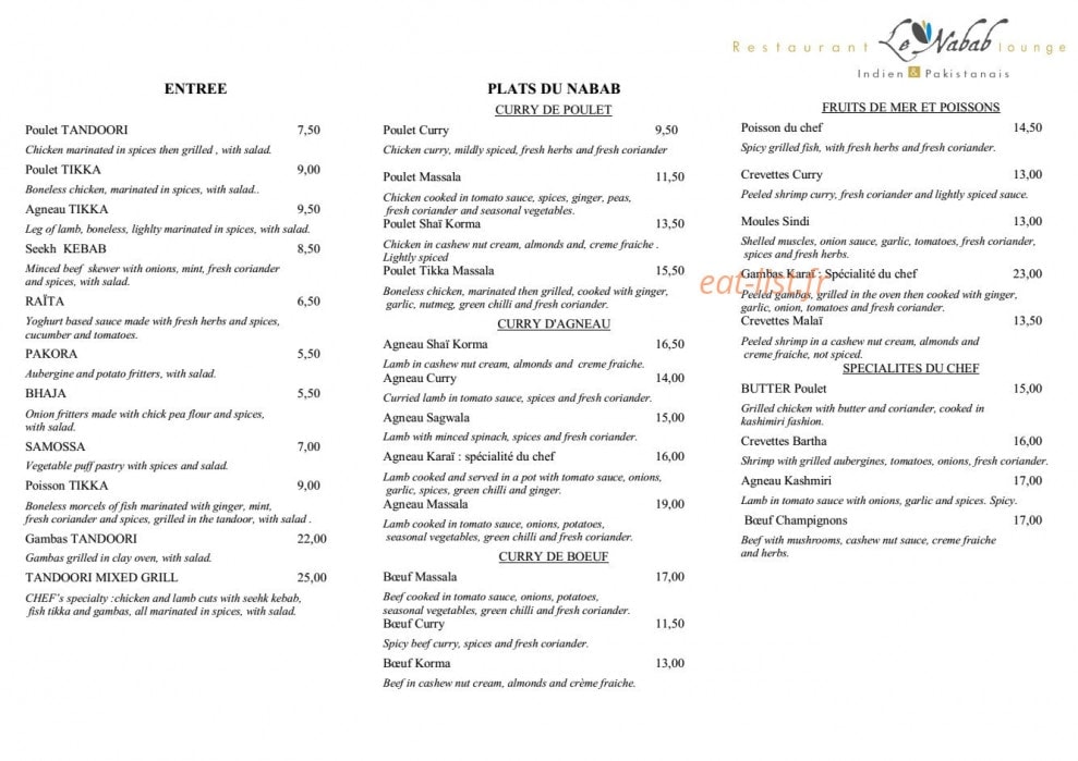 Le Nabab — carte page 3