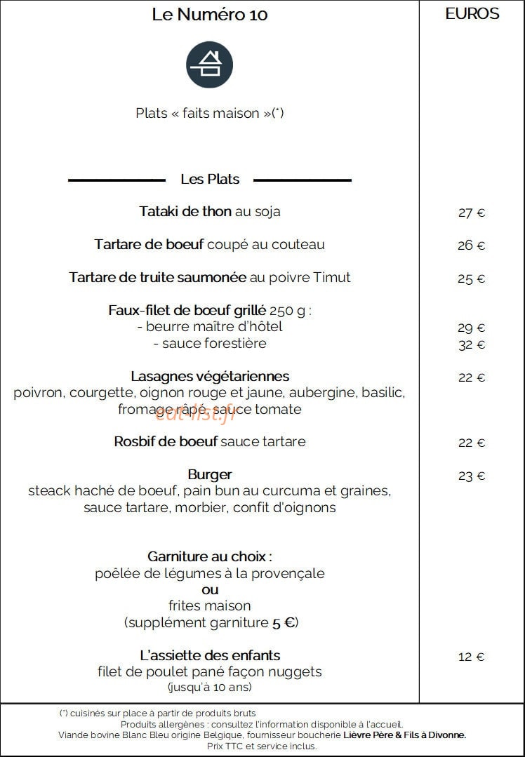 Le Numéro 10 — carte page 2