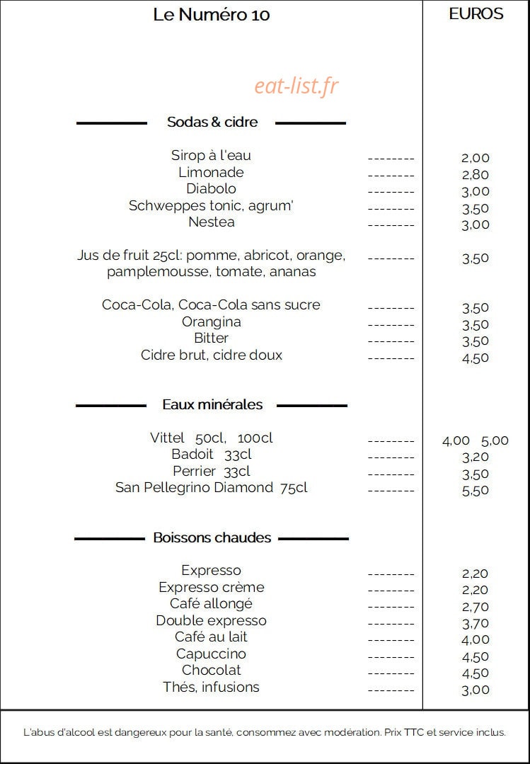 Le Numéro 10 — carte page 6