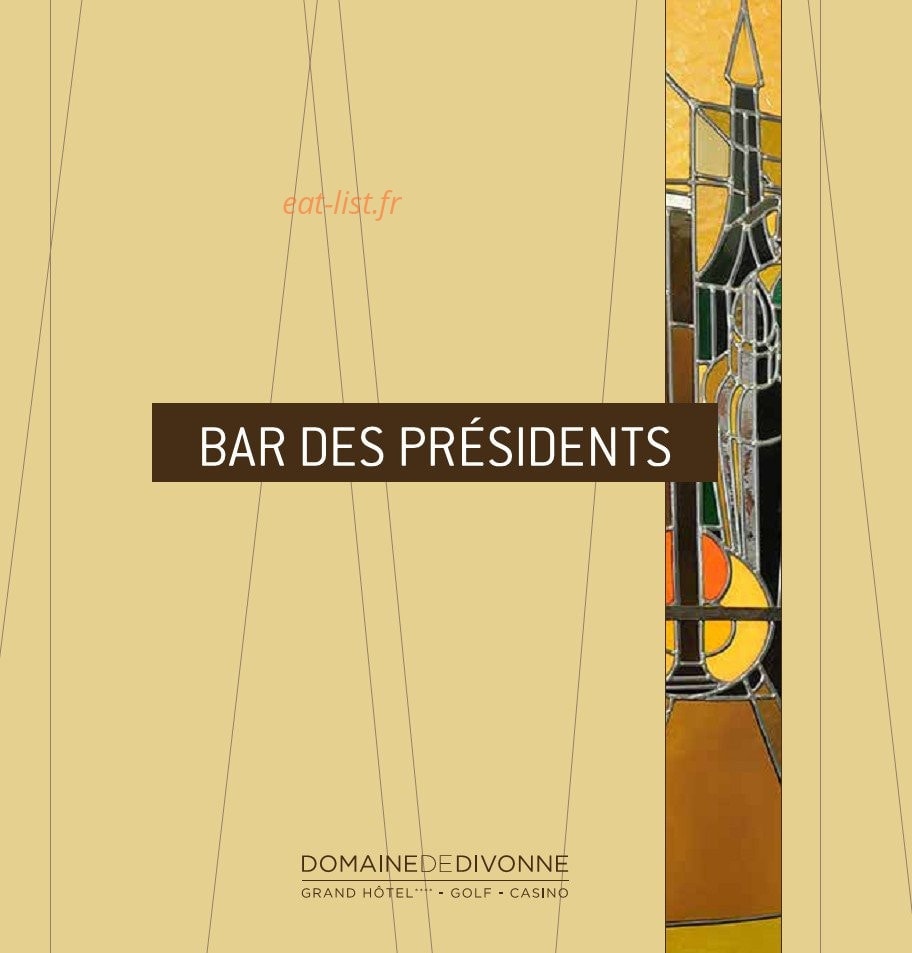 Les Présidents — carte page 6