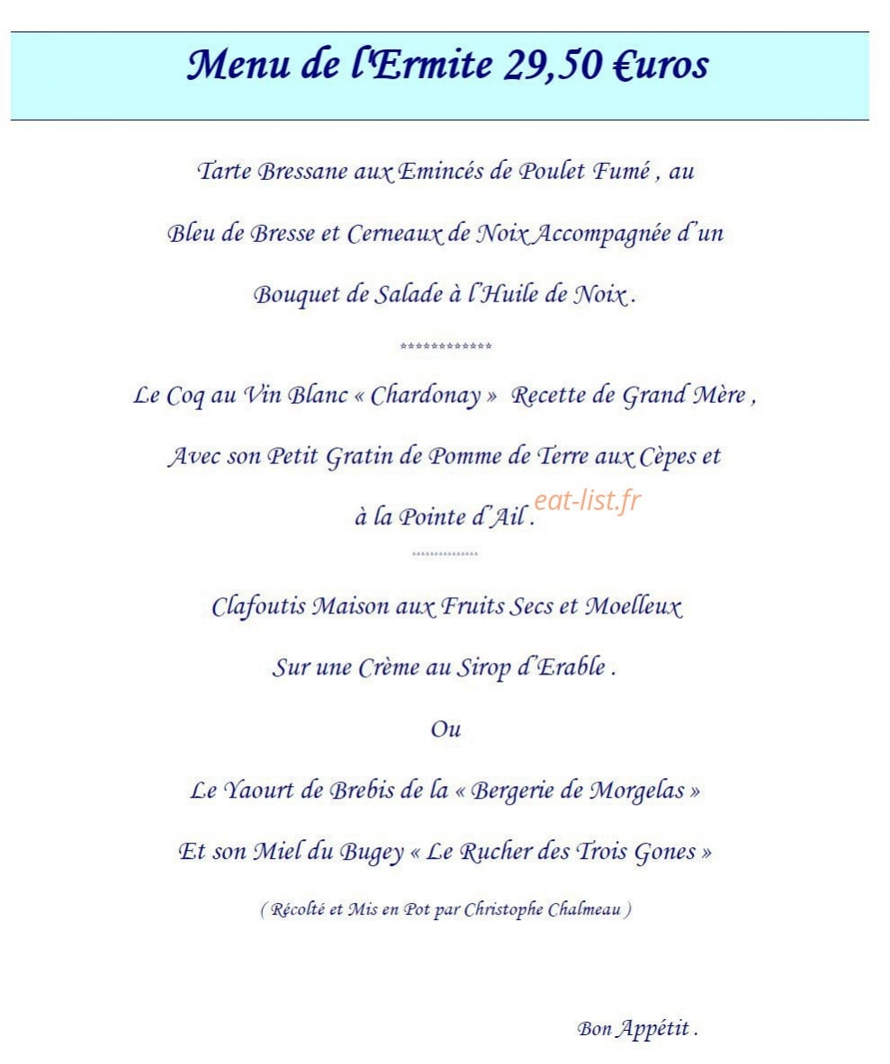 Le Refuge de l'Ermite — carte page 4