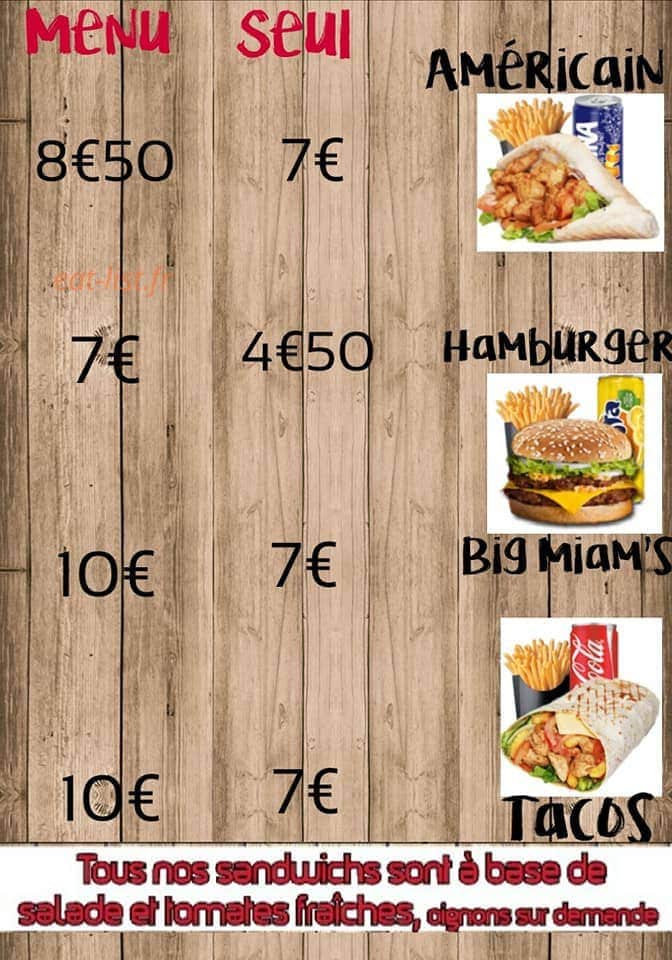 Snack Le Miam's — carte page 5