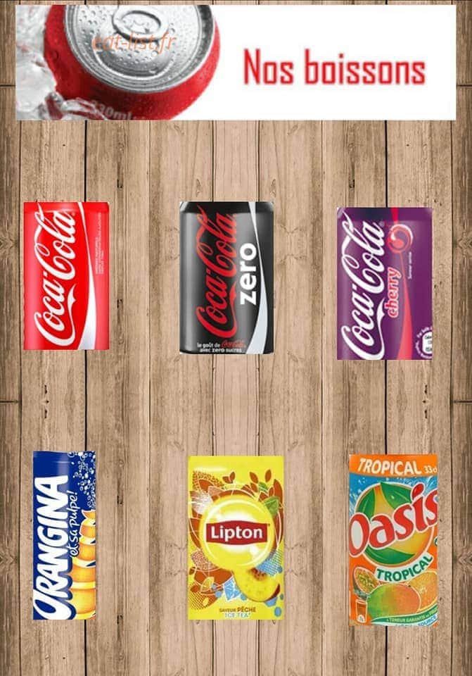 Snack Le Miam's — carte page 8