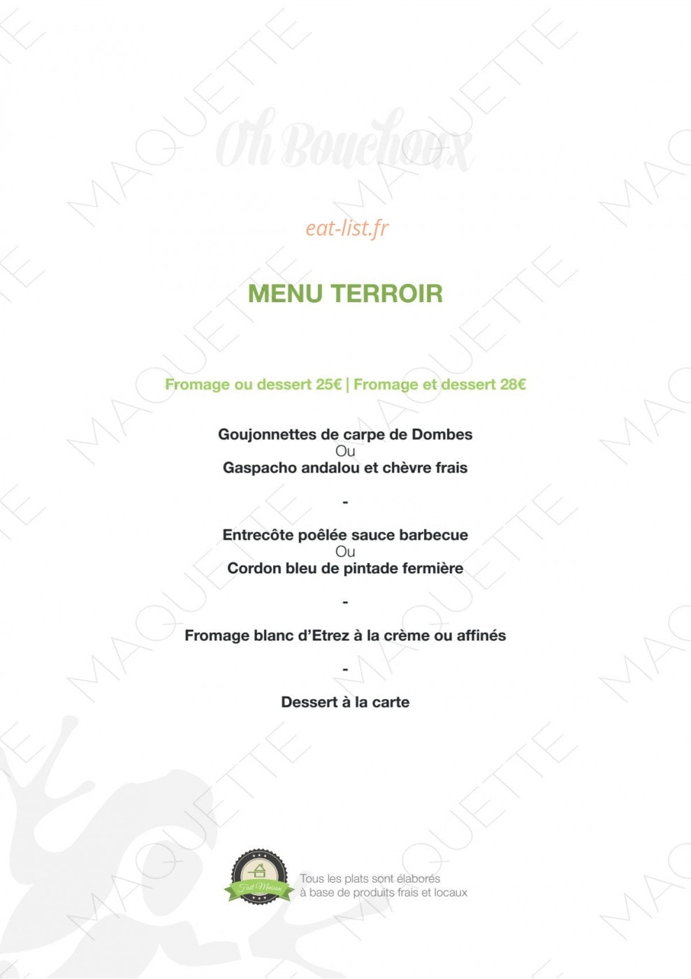 Oh bouchoux — carte page 4