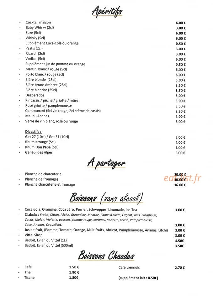 A la maison — carte page 3