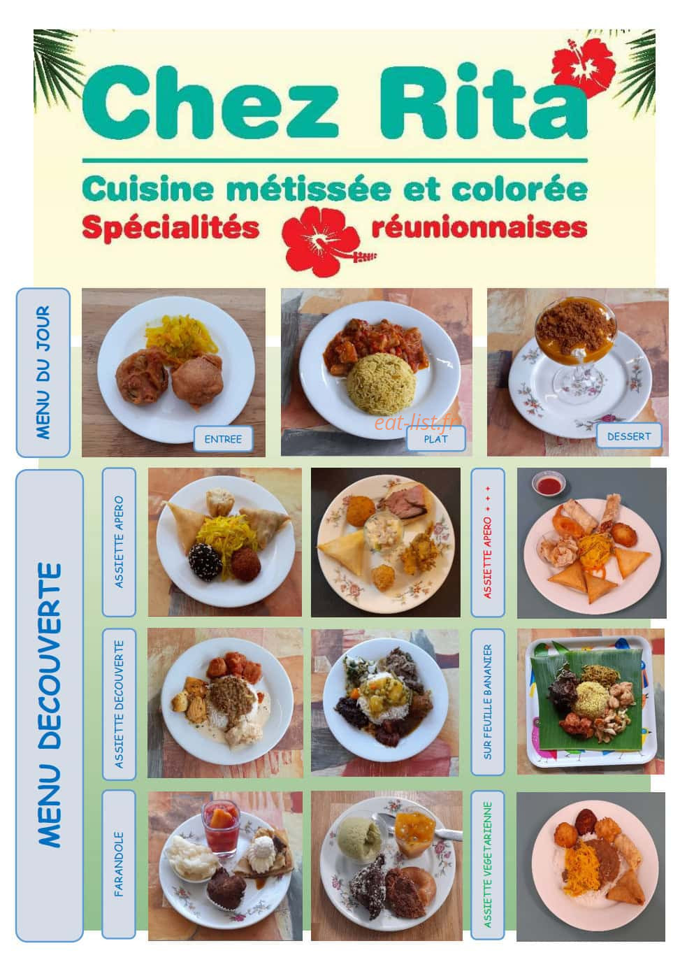 Chez Rita — carte page 2