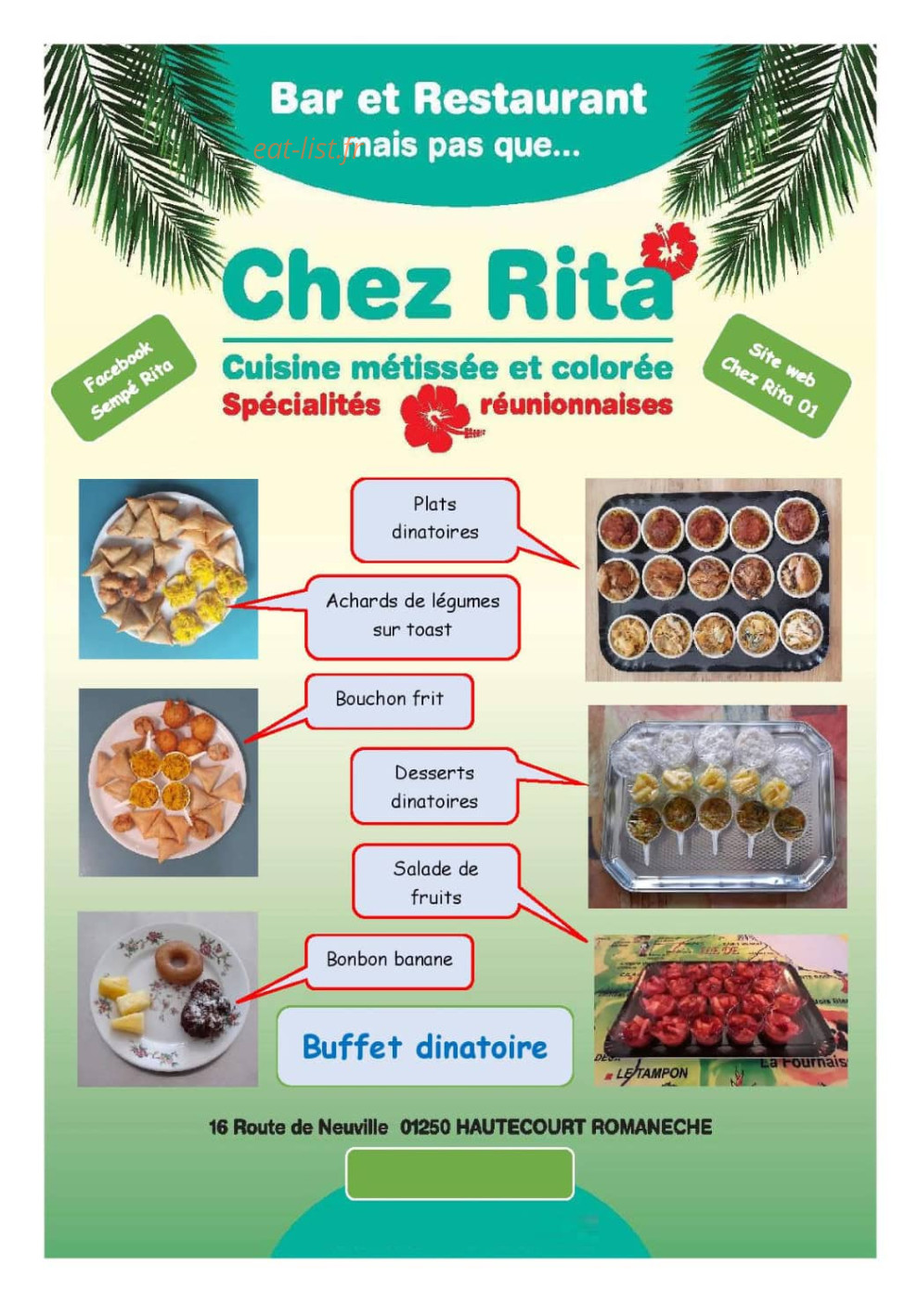 Chez Rita — carte page 5