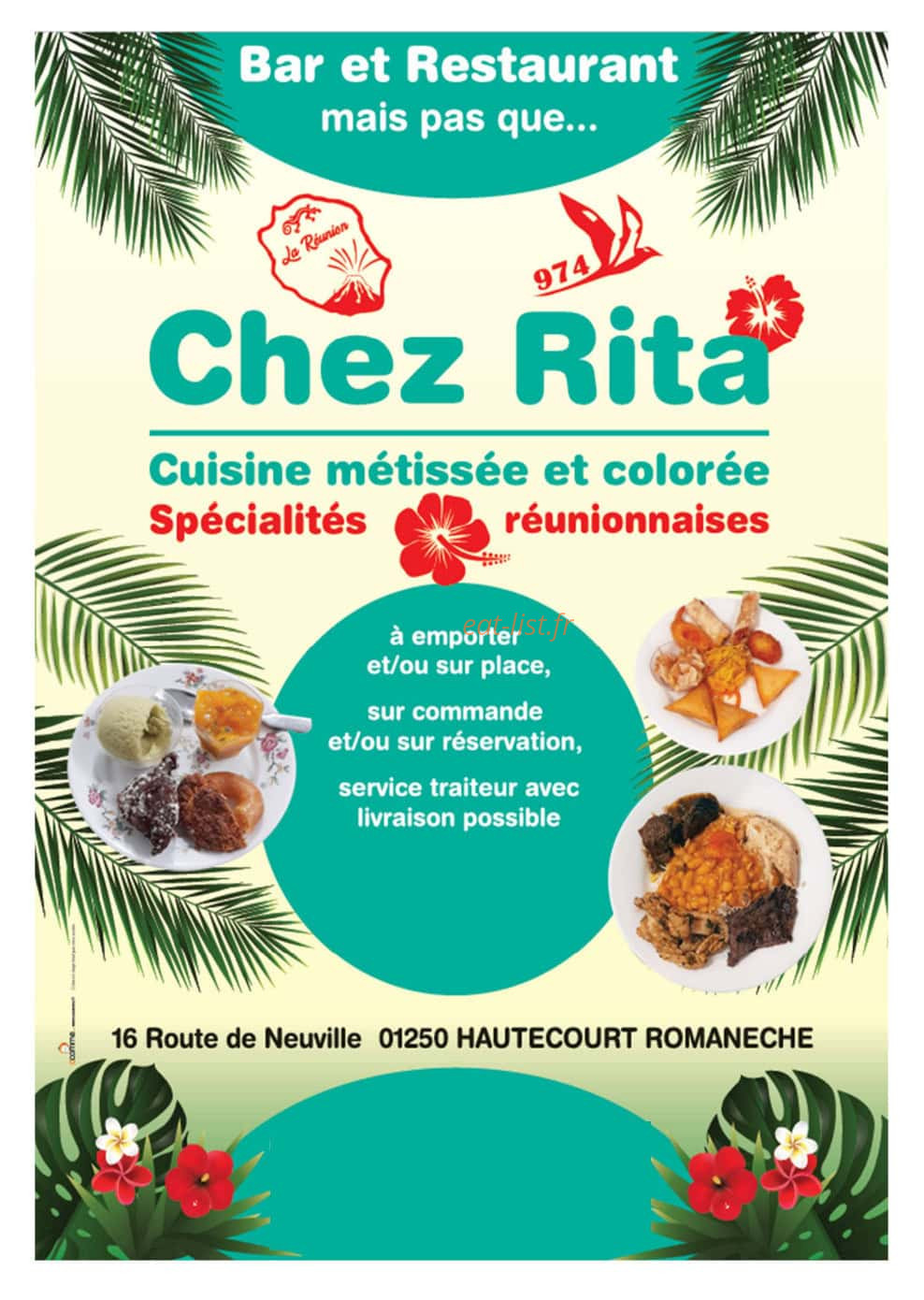 Chez Rita — carte page 1
