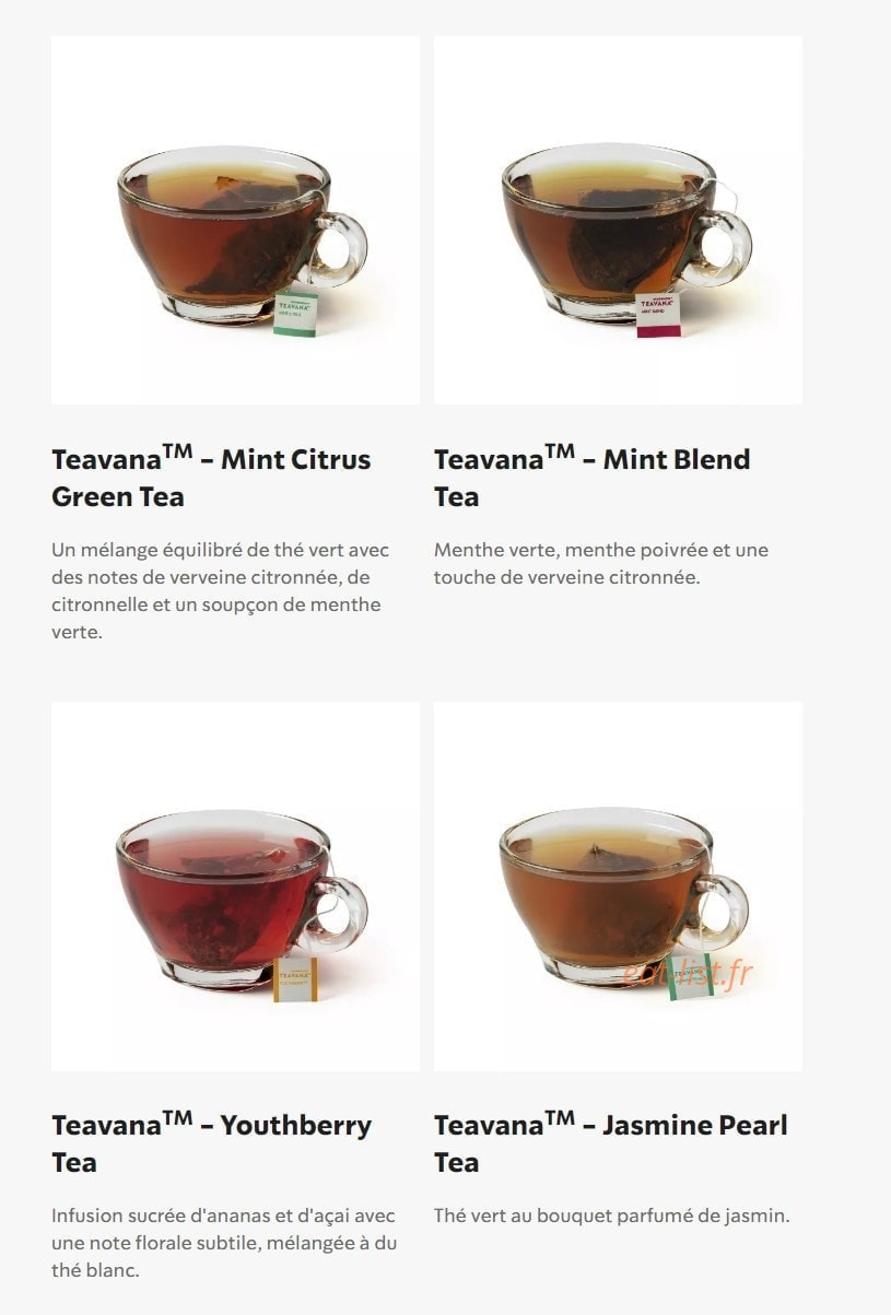 Starbucks Coffee — carte page 30